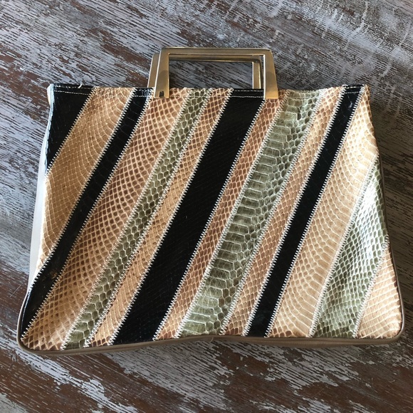Bags by Varon Handbags - Vintage Bags by Varon Eel Skin Purse